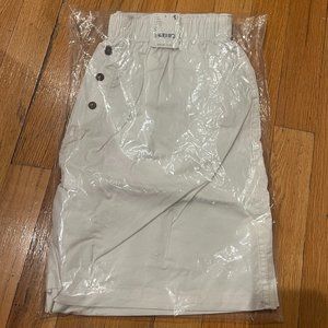 FREE PEOPLE WHITE BOXER SIZE SMALL